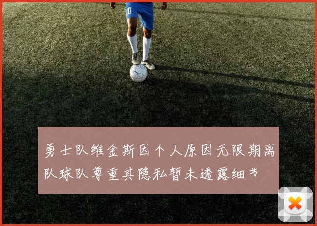 勇士队维金斯因个人原因无限期离队球队尊重其隐私暂未透露细节